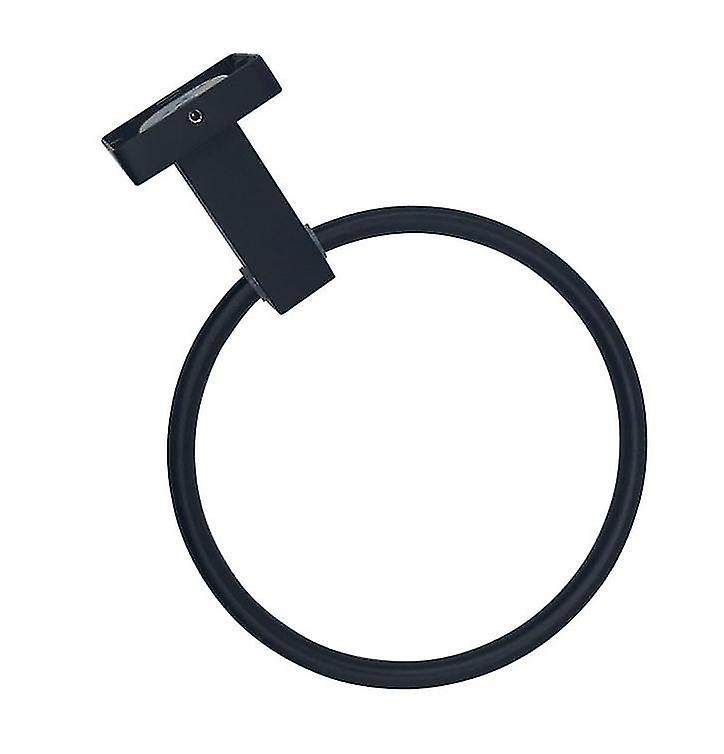 Vòng khăn bằng thép không gỉ, giá đỡ giấy lăn màu đen được lắp ráp, phụ kiện phòng tắm | Bộ phần mềm xấu