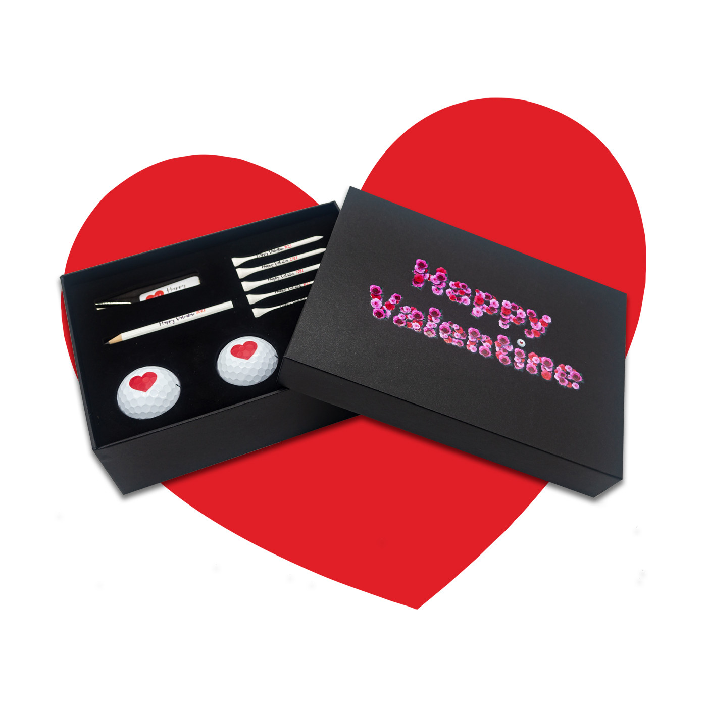 Hộp Quà Tặng Valentine Cho Golfer (Valentine Giftbox for Golfer) - 5 Tee