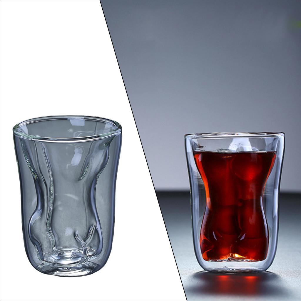 Heat Resistant Double Walled Glasses Coffee Glasses Mugs Cups