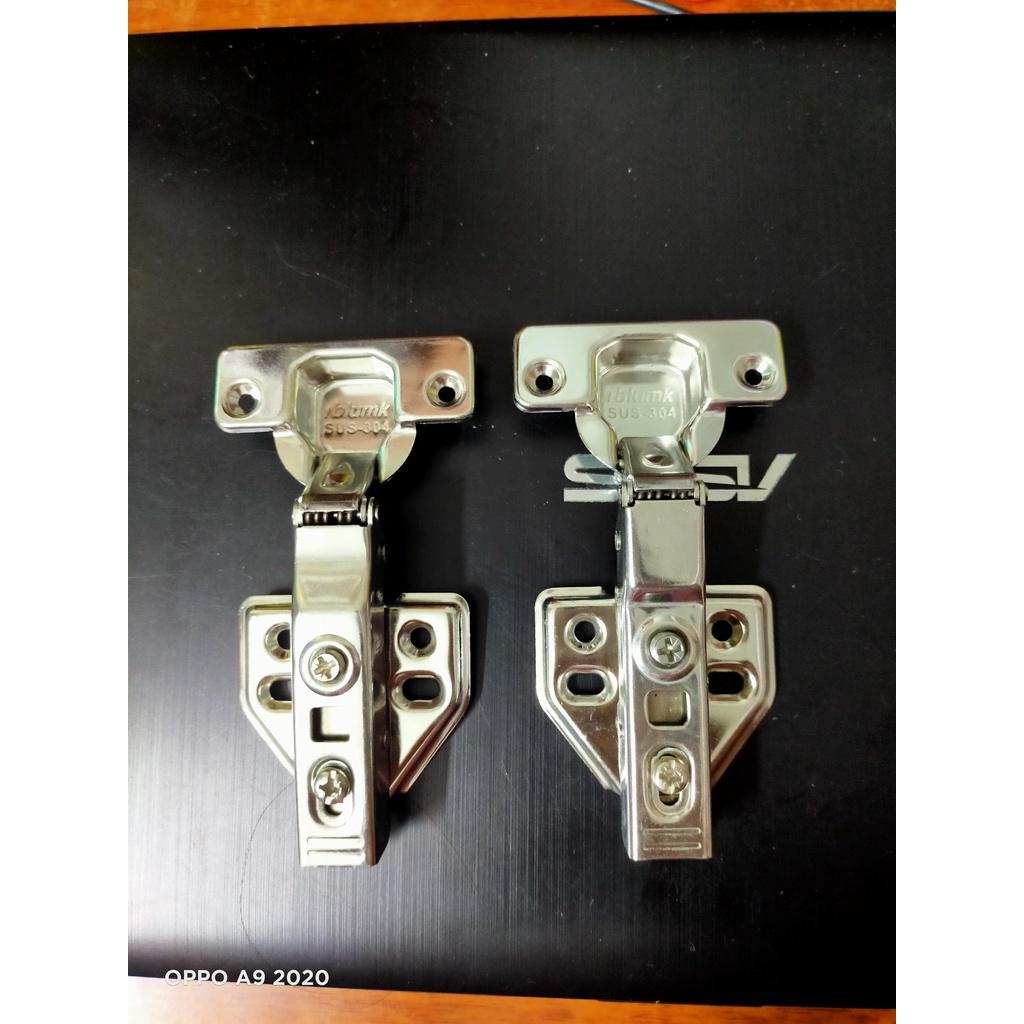 Thùng 100 cái bản lề inox 304 giảm chấn