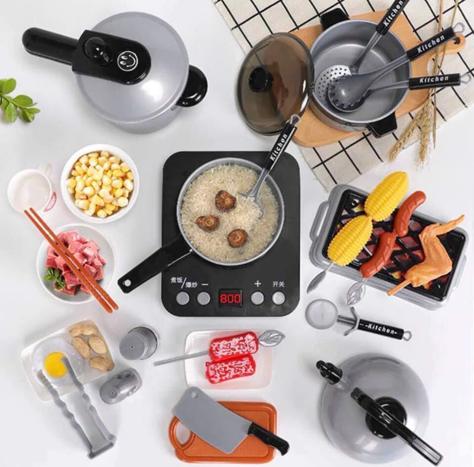 Bộ đồ chơi nấu ăn kitchen 36 món cho bé học nấu ăn