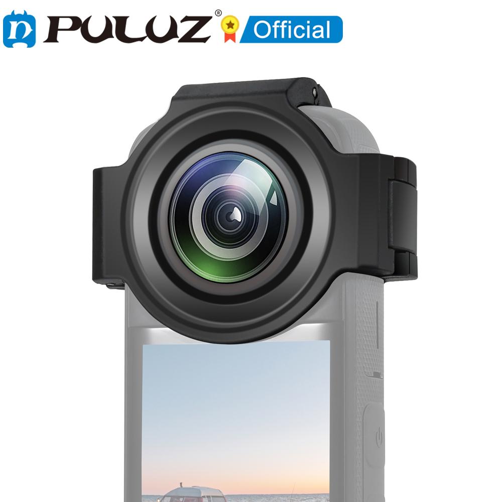 PULUZ cho Insta360 X3 Nâng Cấp Kính Quang Học Bảo Vệ Ống Kính Bảo Vệ cho Insta360 X3 Chuyển Động Toàn Cảnh Phụ Kiện Máy Ảnh