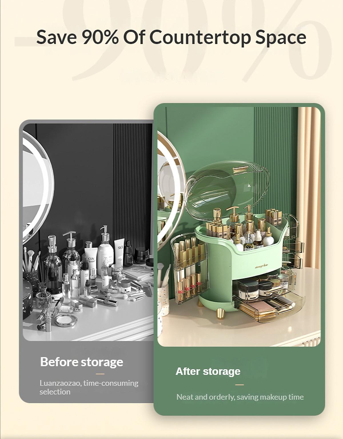 Tủ Đựng Mỹ Phẩm COSMETIC SWING Cosmetic Box Transparent