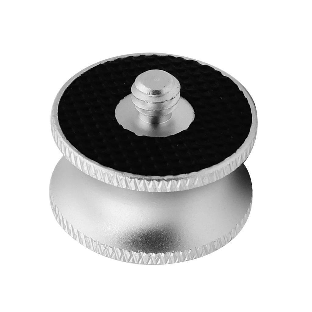 1/4 to 3/8inch Male Screw to Female Adapter Converter for Tripod Gray