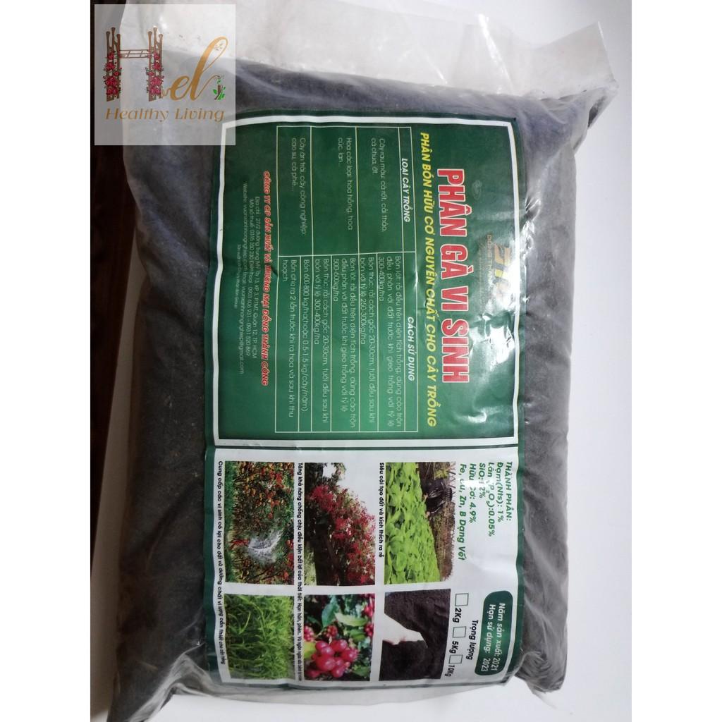 Phân gà ủ hoai phân gà vi sinh hữu cơ Đồng Thành Công loại 2kg Trồng Rau Sạch Bằng Đất Sạch, Xơ Dừa Và Phân Bón Hữu Cơ