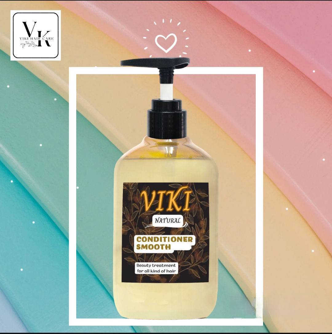 Cặp Dầu Gội Xả Tóc Thảo Dược Viki Gừng Bồ Kết 300ml