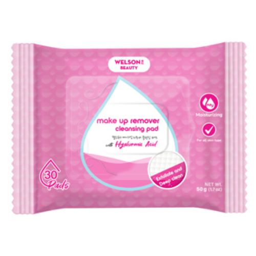 [GIFT]  Welson Beauty Makeup Remover Cleansing Pad 30 Miếng/Gói