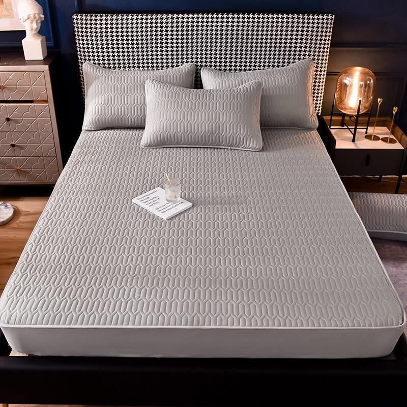 Bedsheet Mền Chần Gòn Với Dày Dây Cao Su Xung Quanh, Đồng Màu, Thoải Mái Và Mềm Mại Tờ, đa Năng Trong Tất Cả Các Mùa