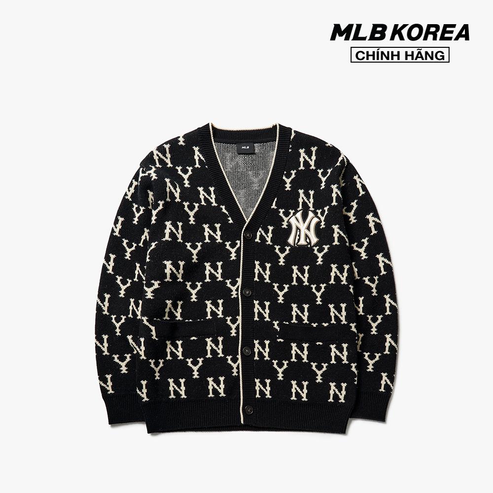 MLB - Áo khoác cardigan phom suông Monogram 3AKTM0114