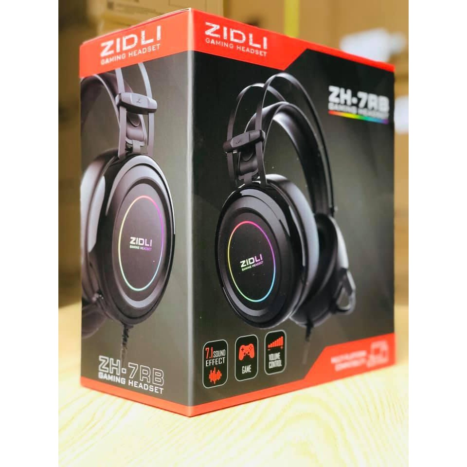 Tai nghe gaming Zidli ZH7-RB (7.1, USB, Led) - Hàng Chính Hãng 