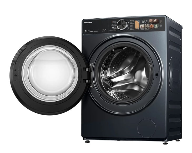 Máy giặt sấy Toshiba Inverter giặt 13 kg - sấy 8 kg TWD-T25BZP140MWV(MG) - HÀNG CHÍNH HÃNG - CHỈ GIAO HCM