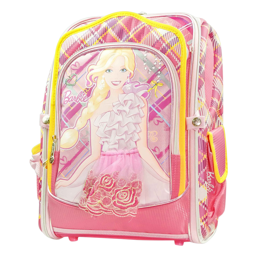 Balo học sinh tiểu học BARBIE BB0248A 30 x 18 x 38 cm