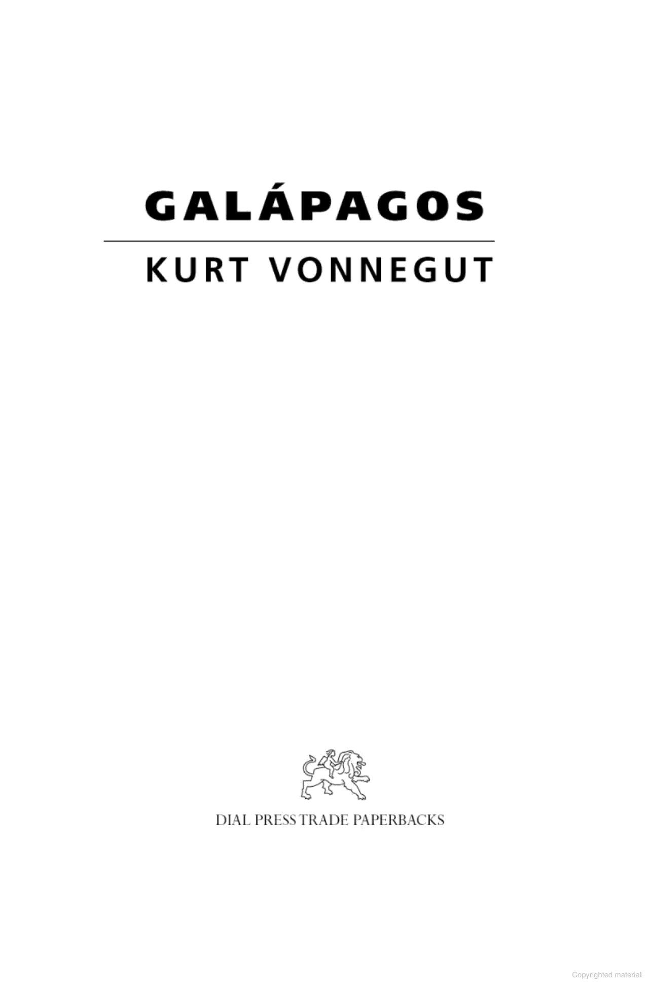 Sách ngoại văn: Galapagos