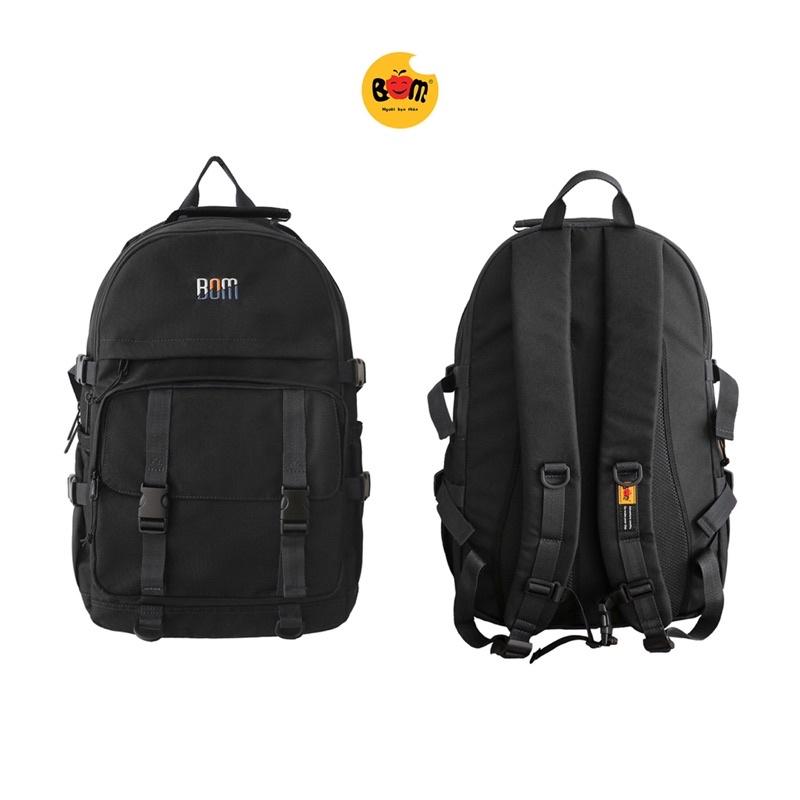 Balo học sinh, sinh viên thời trang unisex với chất dù nhẹ bền - BOM