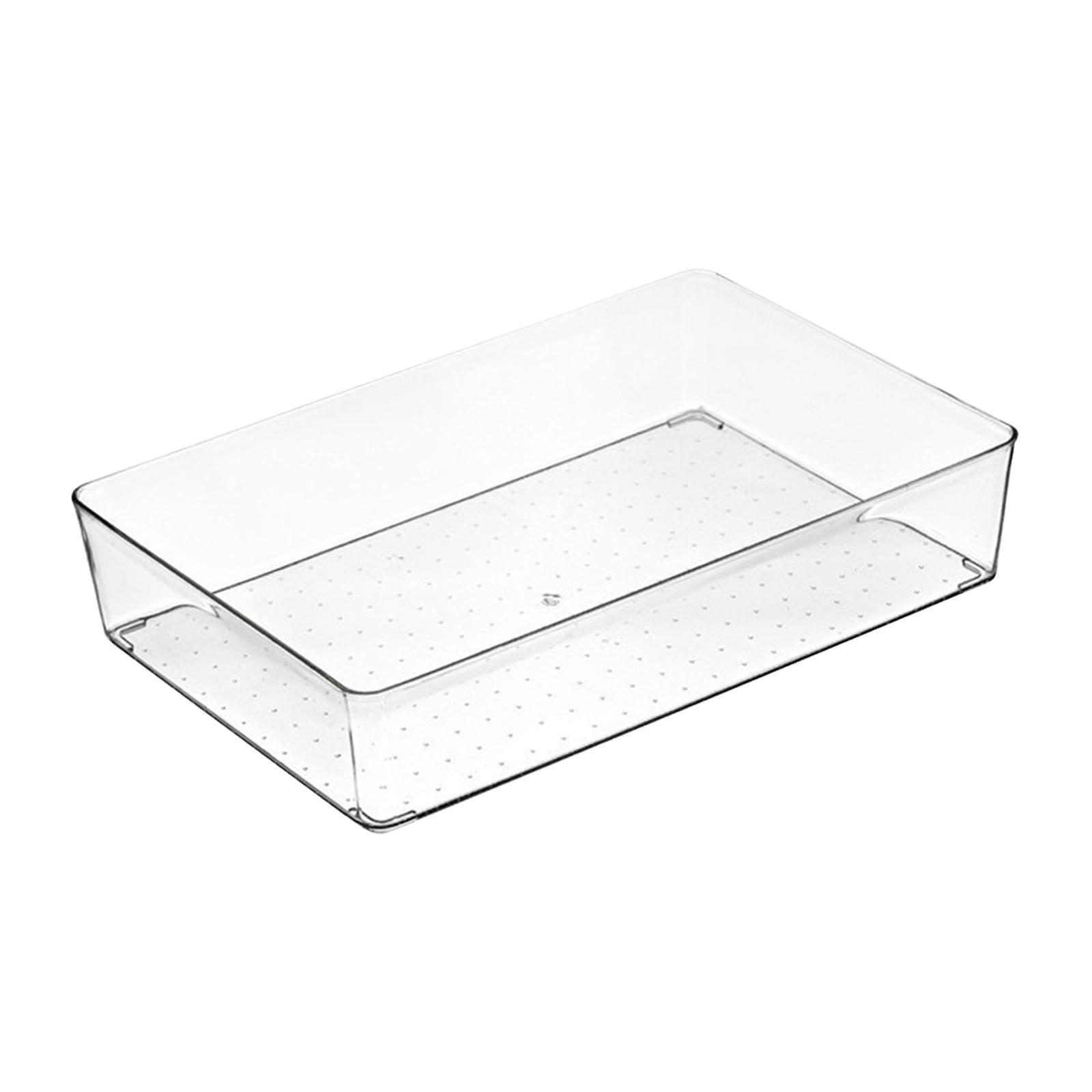 Vanity Drawer Organizer Tray Clear Drawer Organizer for Shelf Gadgets Makeup
