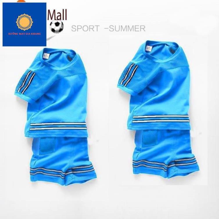 MS: 190374 - Đồ bộ quần áo thun bé trai, bé gái, chất cotton, may viền phối lưới - Xưởng may Gia Khang