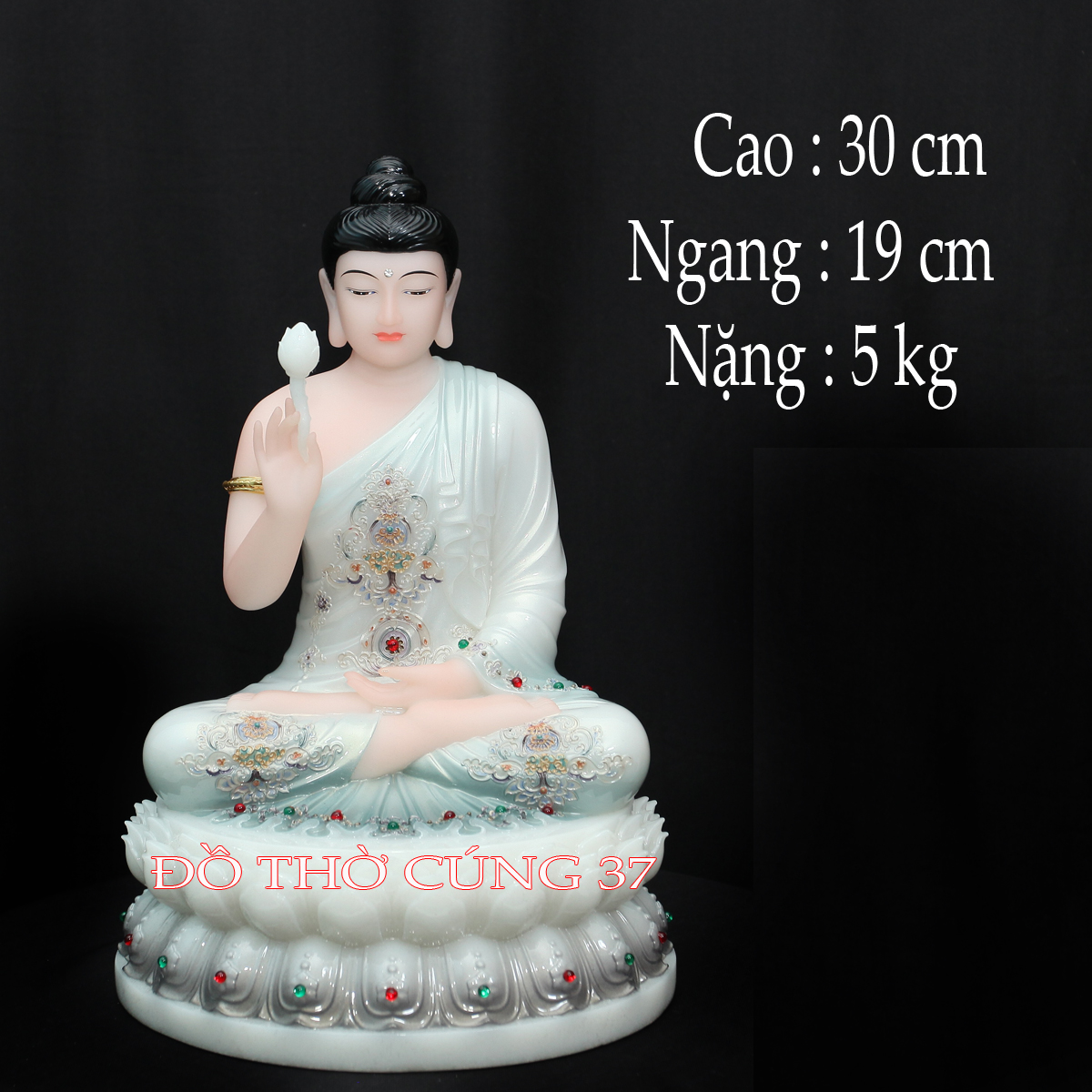 [ CAO 30 CM  ] TƯỢNG PHẬT THÍCH CA HOA SEN - HÀNG NHẬP KHẨU