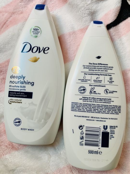 Sữa tắm Dove deeply nourshing 500ml của đức( không có tem phụ- không xuất hóa đơn )