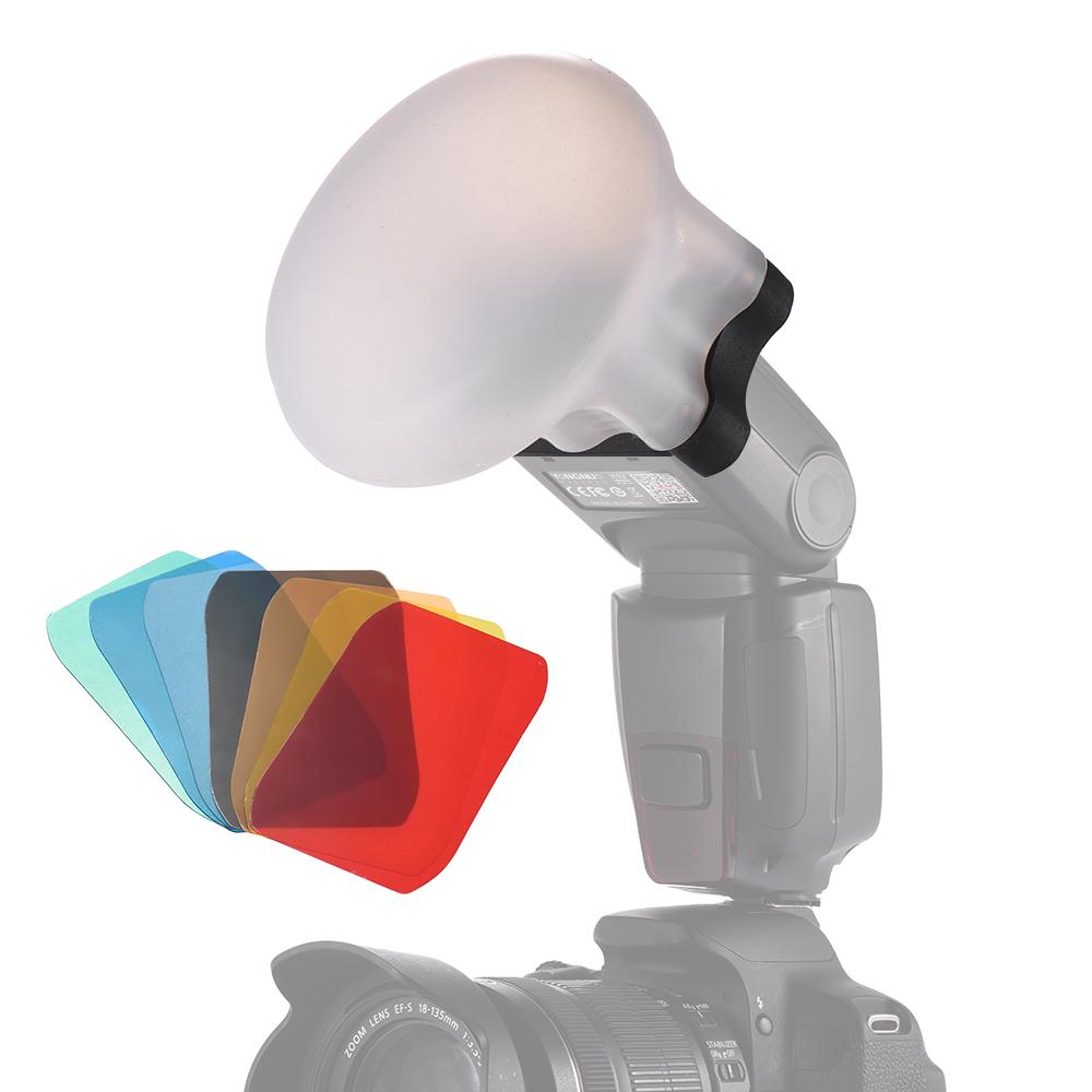 Silicone Diffuser Ball Magnet Adsorption Soft Balls Replacement for Canon Nikon Sigma Yongnuo Godox Andoer Neewer