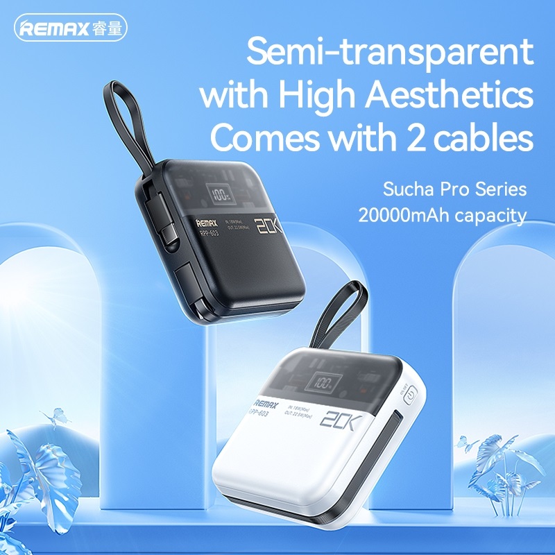Pin sạc dự phòng Sothing Remax RPP-603 20000mah 2 cổng sạc nhanh, IOS, ANDROID màn hình LED hiển thị- Hàng chính hãng