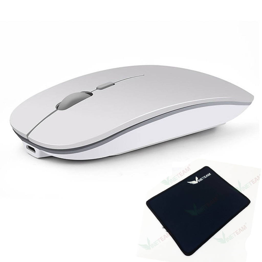 Chuột không dây sạc điện Tặng lót chuột