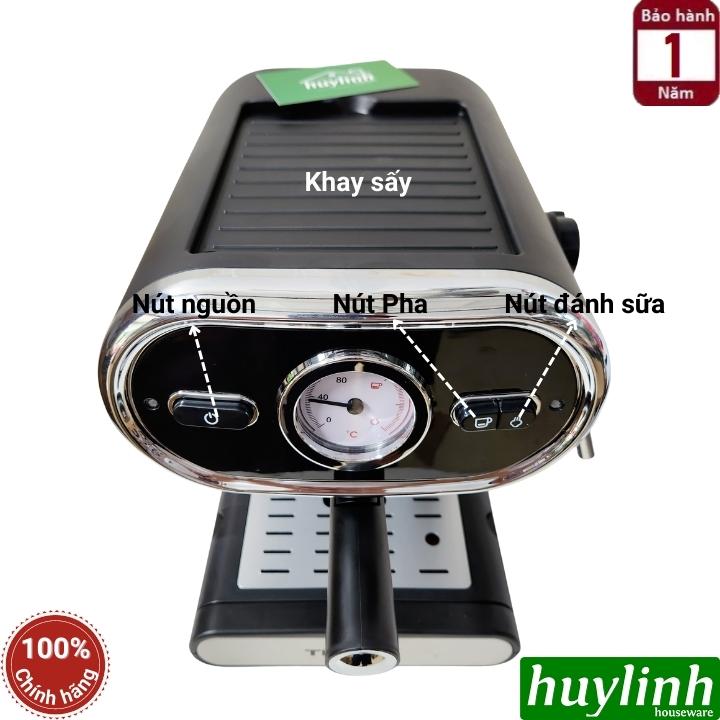 Máy pha cà phê Espresso Tiross TS6211 - Áp lực tối đa 15 bar - công suất 1100W - Hàng chính hãng