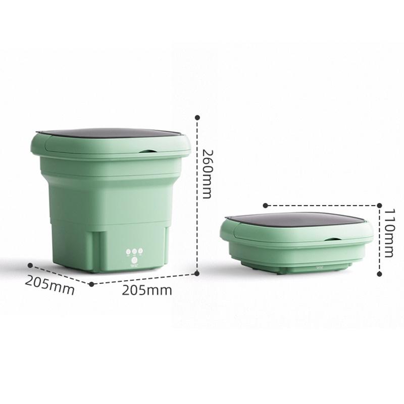 Máy Giặt Đồ Lót / Vớ Siêu Âm mini Gấp Gọn Mang Đi Du Lịch Tiện Lợi SJHY0316 MM