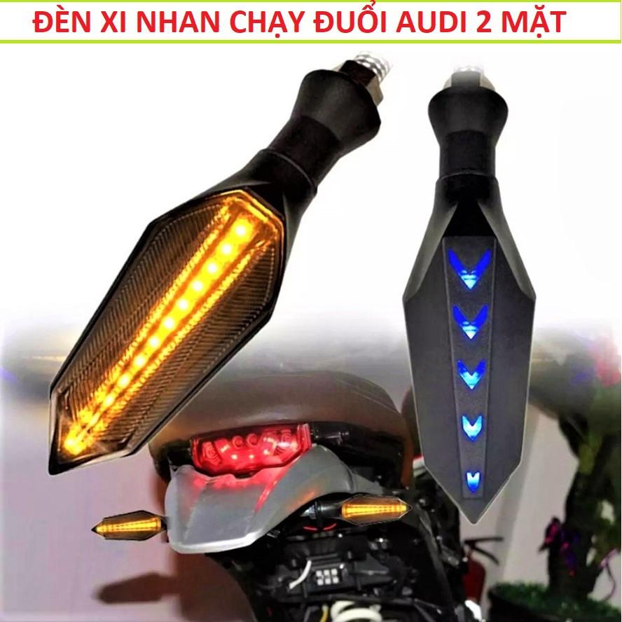 ĐÈN XINHAN XE MÁY LED CHẠY ĐUỔI AUDI CỰC ĐẸP MẪU K11