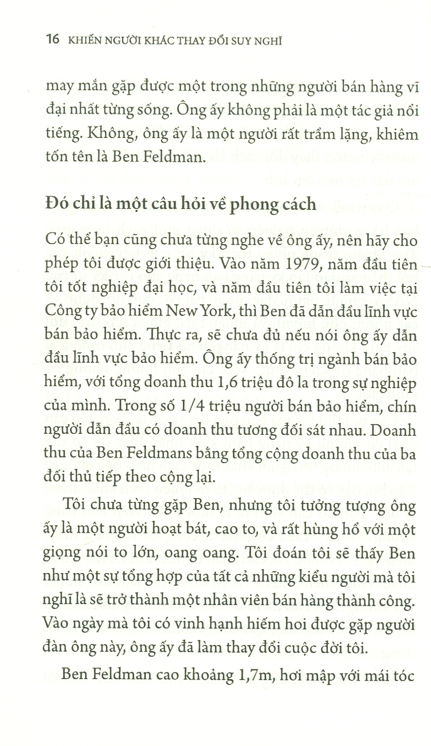 Khiến Người Khác Thay Đổi Suy Nghĩ (Tái bản 2023)