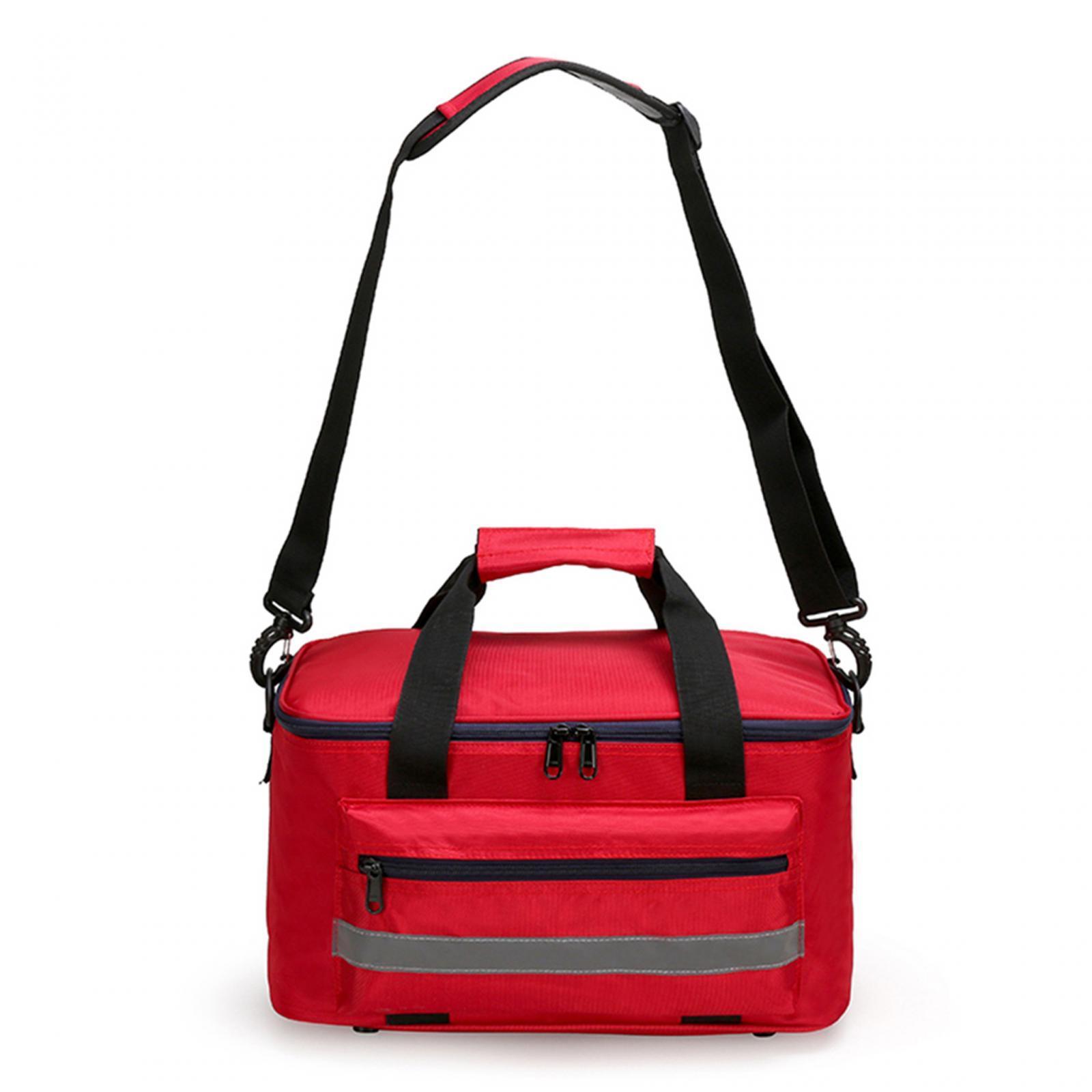First Aid Bag First Responder Bag Lightweight and Durable Empty Waterproof Organizer Emergency Storage Bag Trauma Bag for Travel Camping
