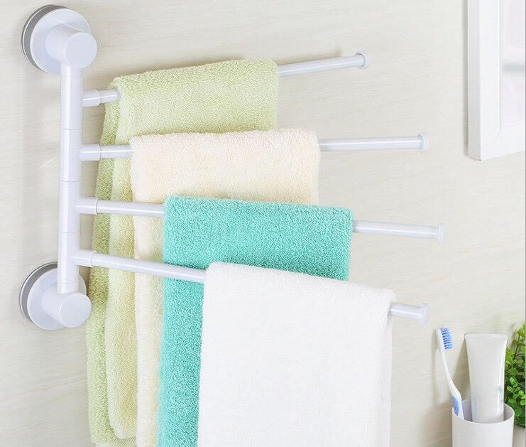 Giá treo khăn 4 nhánh xoay 180 độ E1610