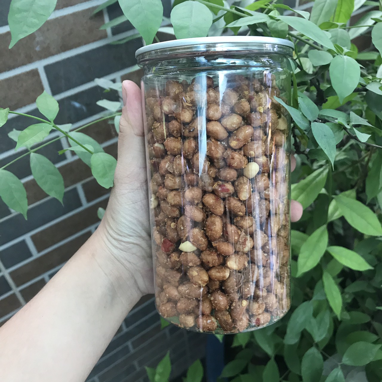 500G ĐẬU PHỘNG RANG TỎI ỚT HŨ PET