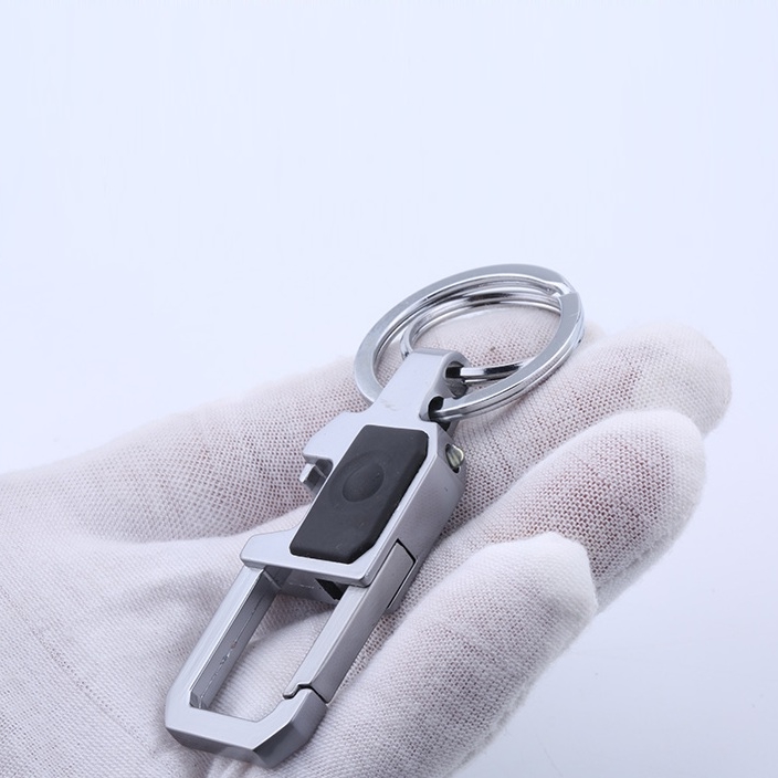 Móc chìa khóa Jobon DandiHome tích hợp đèn led siêu sáng, có thể dùng để khui bia - chất liệu hợp kim cao cấp