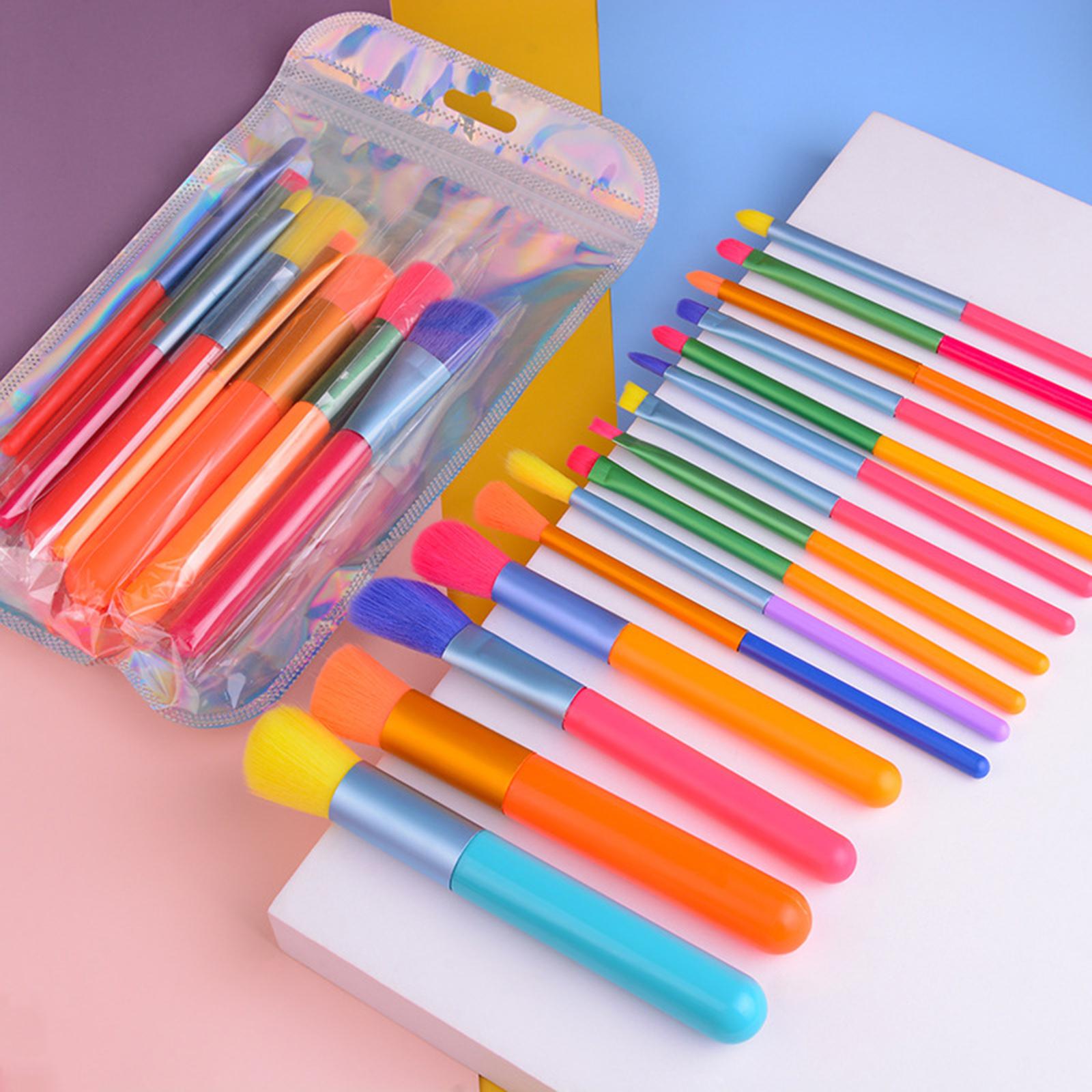 Set cọ trang điểm nhiều màu
