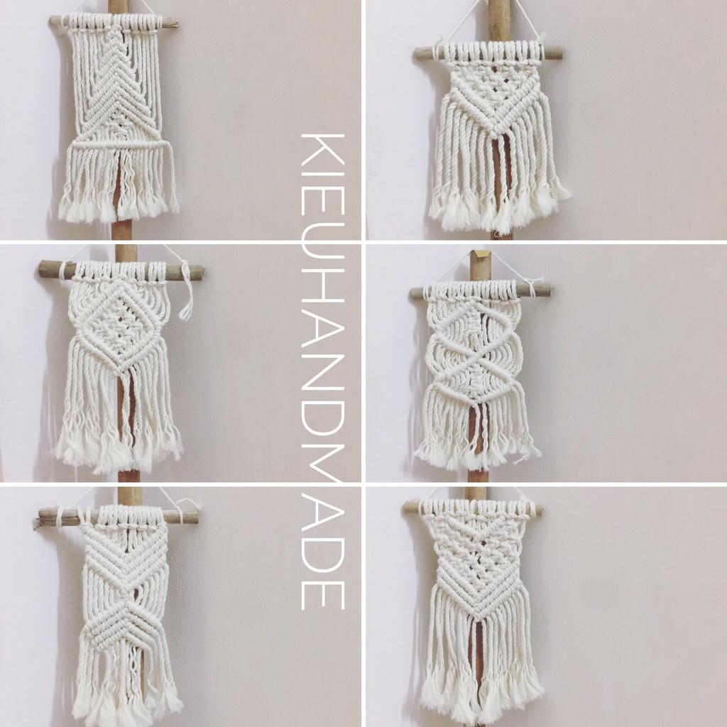 Macrame mini đồng giá - Sản phẩm trang trí decor nội thất - Nhiều mẫu