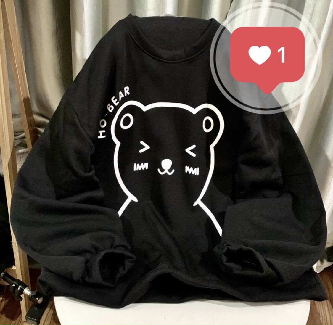 Áo Sweater Nam Nữ Chất Nỉ PE Mềm Mịn - Hình In Nổi Rõ Đẹp, Kiều Dáng Dễ Thương