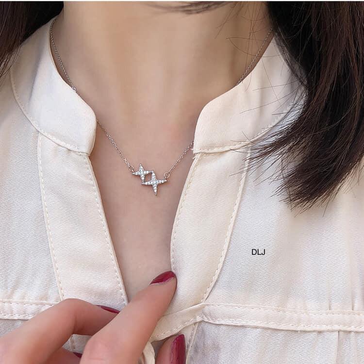 DÂY CHUYỀN NGÔI SAO MAY MẮN BẠC TA XINH XẮN