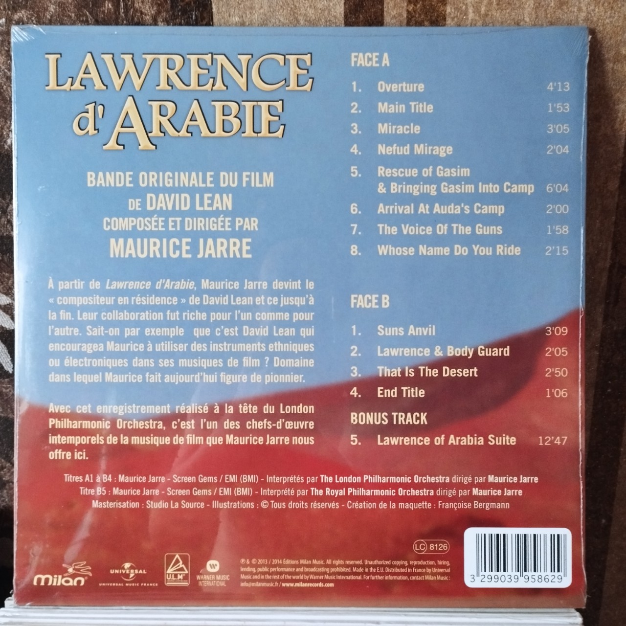 Đĩa than - LP - Lawrence DArabie - soundtrack - New vinyl record