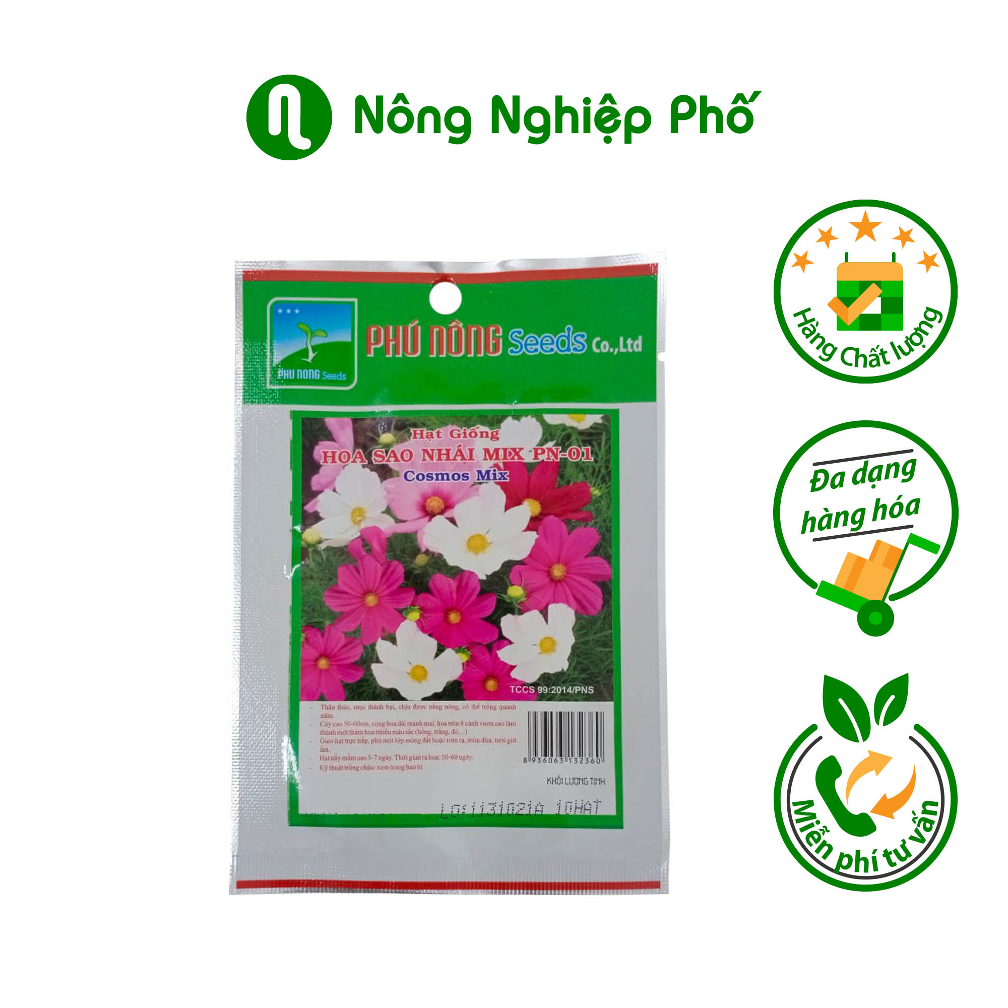 Hạt giống hoa Sao nhái mix Phú Nông