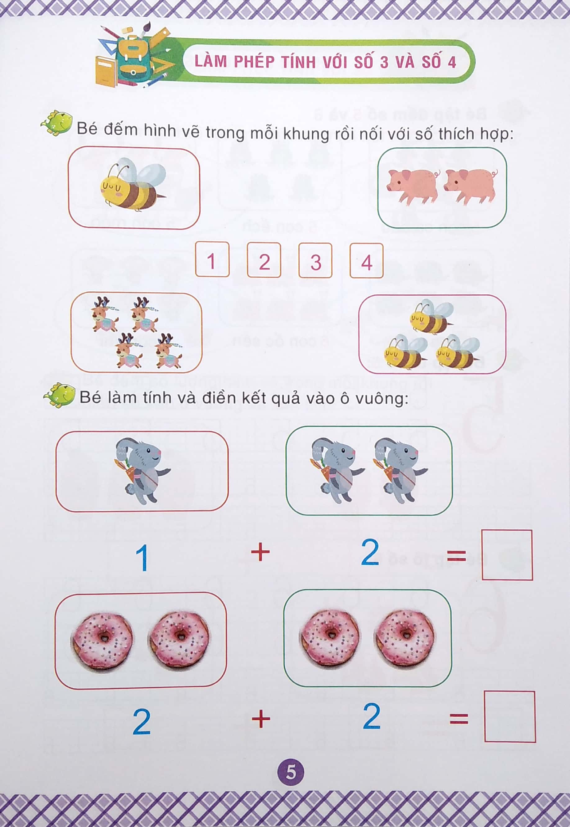 Chuẩn Bị Vào Lớp 1 - Bé Vui Học Toán - Tập 2