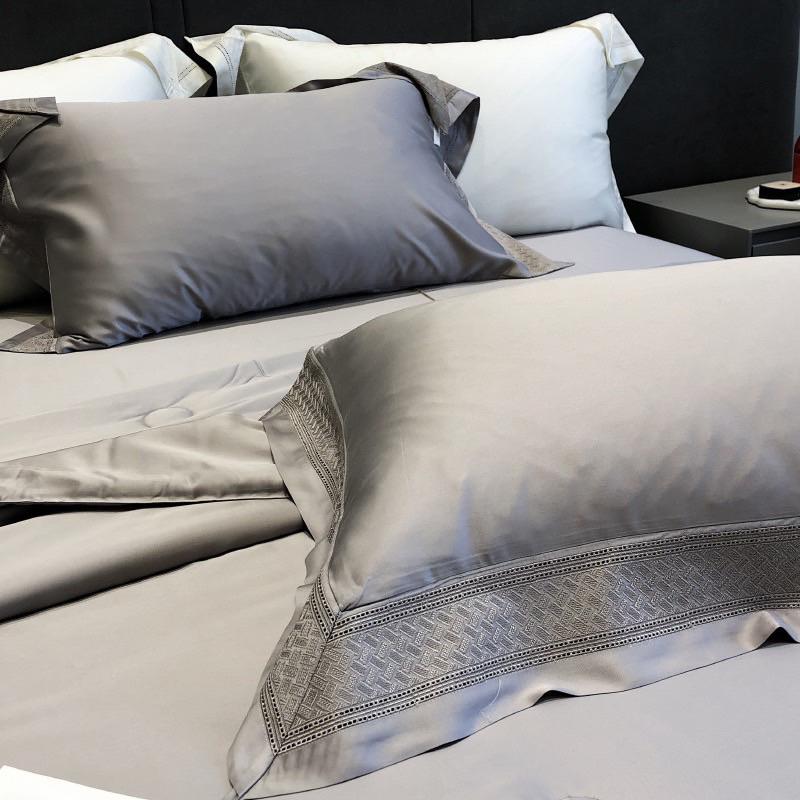 Bộ Chăn Hè Kèm Ga Gối Tencel Cao Cấp Viền Ren