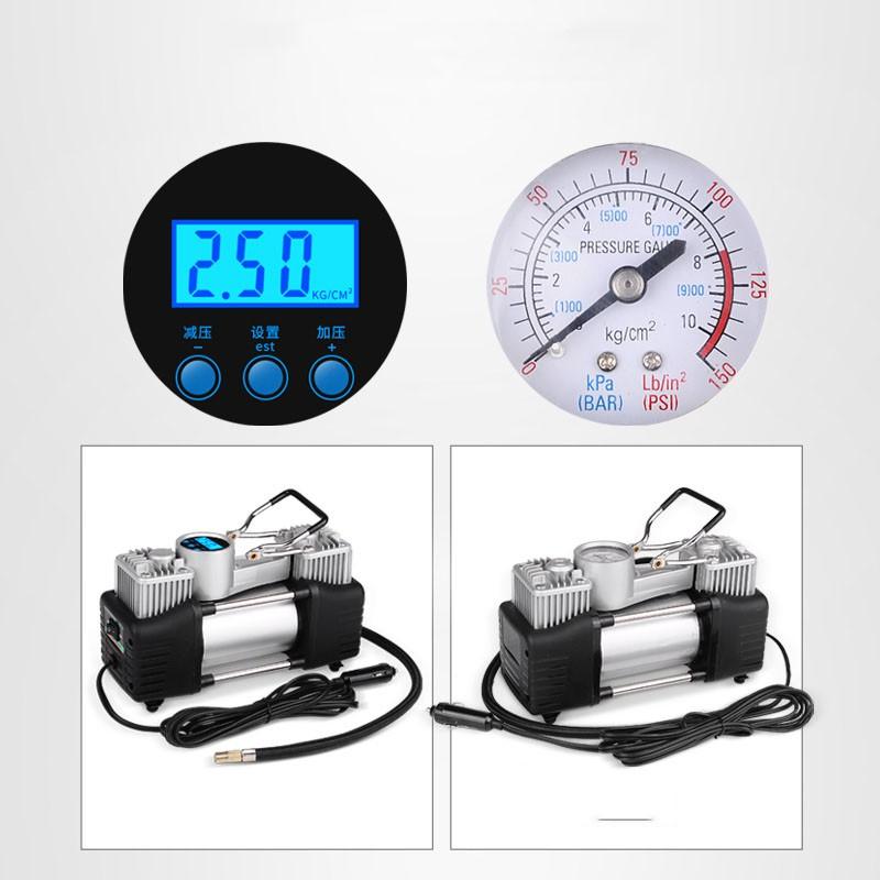 Bơm lốp ô tô, 2 xi lanh công suất 280w ARI COMPR ESSOR-TỰ ĐỘNG NGẮT