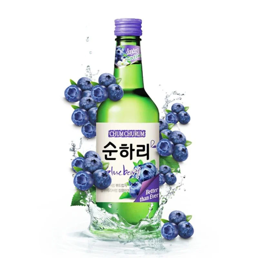 Hình ảnh Rượu Chum Churum Soju Vị Việt Quất 12% 360ml