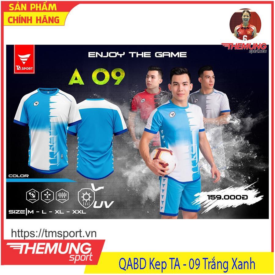 Quần áo bóng đá Keep &amp; Fly TA - 09 Trắng Xanh
