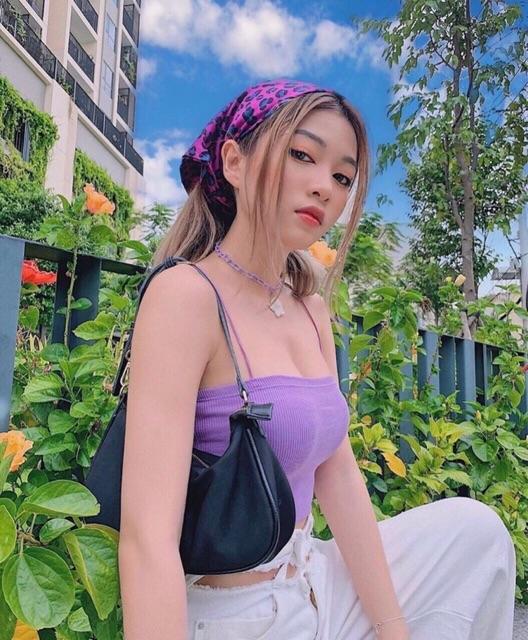 Áo hai dây trơn đơn giản không bao giờ lỗi mốt