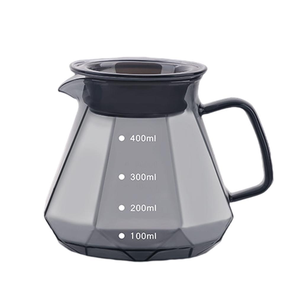 Pour Over Coffee Pot Fliter Cup Brewer V-Shaped Mouth for Coffee Lovers