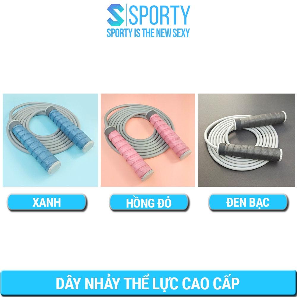 Dây nhảy thể lực SPORTY TS85 hỗ trợ giảm cân tập boxing, thể hình