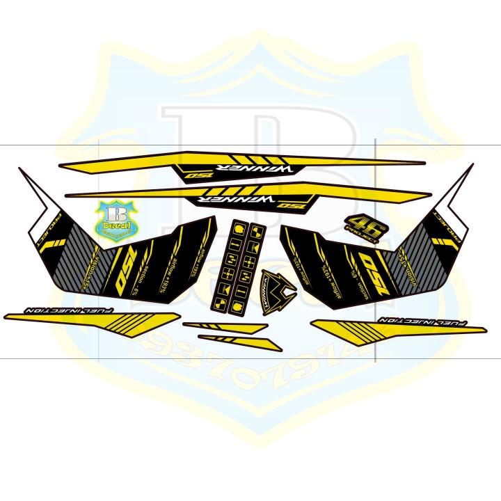 Tem rời dành cho winner v1 vàng đen