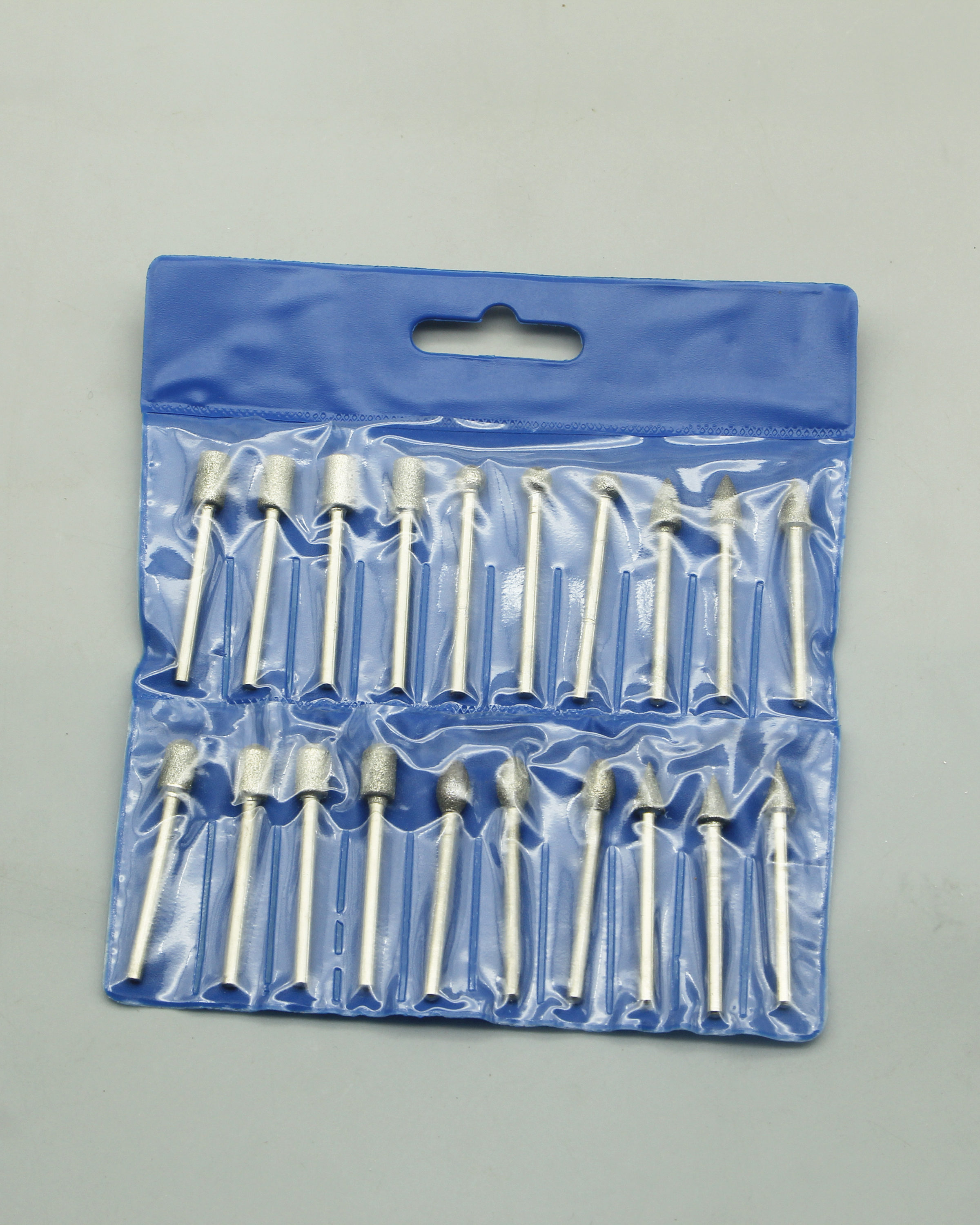 BỘ 20 ĐẦU MÀI KIM CƯƠNG CỐT 3MM PHI 6MM