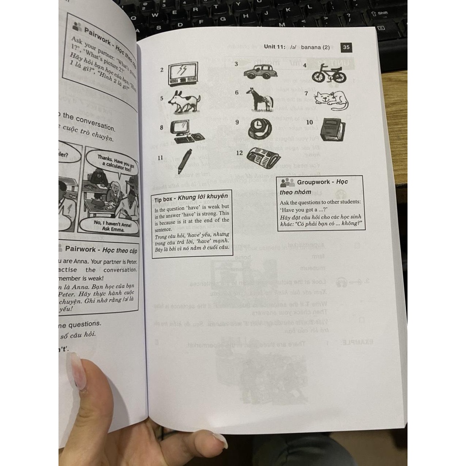 Sách - Tree or Three An elementary pronunciation course : Luyện kỹ năng phát âm tiếng anh